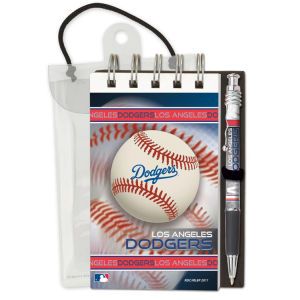 Los Angeles Dodgers 3x5 Flip Spiral Notebook Pen Set