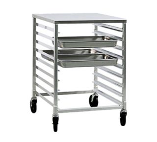 New Age Half Height Steam Table Pan Rack, Open Sides, (18)12x20 in Pan Capacity Aluminum