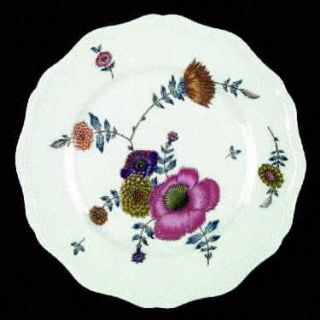 Ceralene Anemones Dinner Plate, Fine China Dinnerware   Flowers,Argent Shape