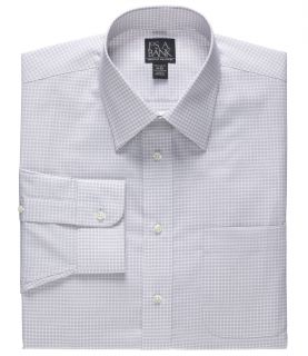 Executive Tailored Fit Spread Collar Gingham Dress Shirt JoS. A. Bank