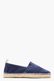 Castaer Navy Canvas Pablo Slip_on Shoes