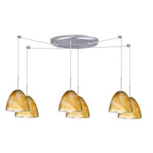 Besa Lighting BEL 6JC 4470HN SN Vila Pendant