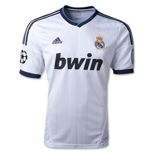 adidas Real Madrid 12/13 UCL Home Soccer Jersey