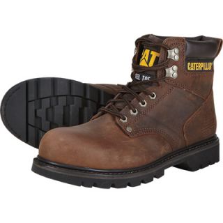 CAT 6In. 2nd Shift Steel Toe Boot   Dark Brown, Size 10 1/2, Model# P89586