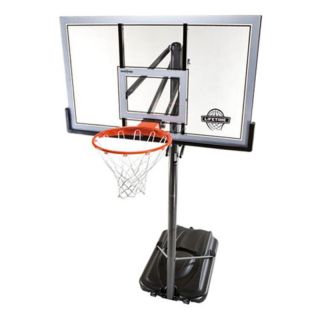 Lifetime 54 Inch Acrylic Portable Basketball Hoop Multicolor   71522