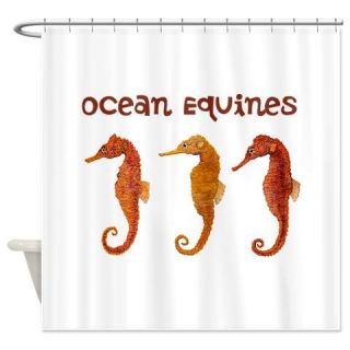 Ocean Equines Shower Curtain  Use code FREECART at Checkout