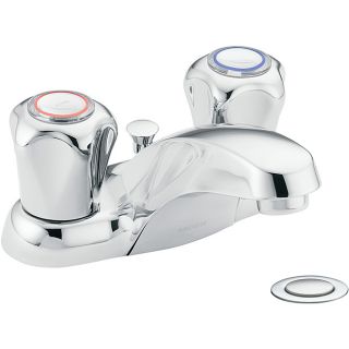 Moen 4935 Chateau Two handle Low Arc Bathroom Faucet Chrome