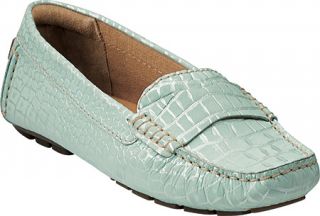Womens Clarks Dunbar Grandby   Mint Green Crocodile Nubuck Casual Shoes