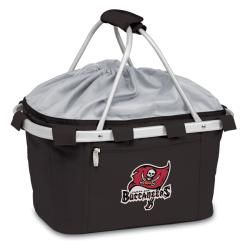 Picnic Time Tampa Bay Buccaneers Black Metro Basket (BlackDimensions 19 inches high x 11 inches wide x 10 inches deepLightweight Waterproof interiorExpandable drawstring topAluminum frameExterior zip closure pocket )