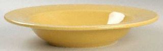 Williams Sonoma Belvedere Dijon (Yellow) Large Rim Soup Bowl, Fine China Dinnerw