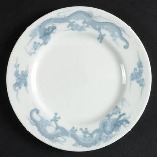 Fukagawa Dragon Blue/Gray Bread & Butter Plate, Fine China Dinnerware   Blue/Gra