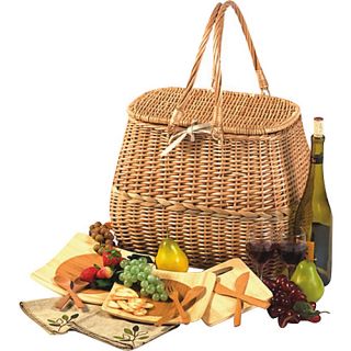 Eco Natural 2 Person Picnic Basket   Willow