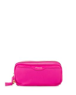 Zip Nylon Cosmetic Case, Pink