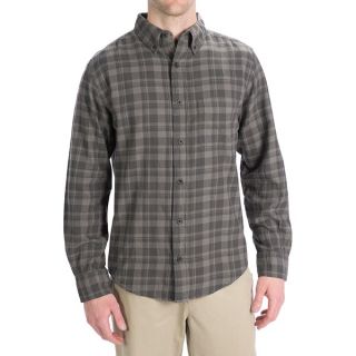 Woolrich High Season Flannel Shirt   Long Sleeve (For Men)   TONAL EVERGLADE (2XL )