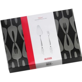 Alessi Nuovo Milano Pastry Fork and Cake Server 5180S13