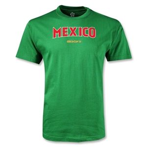 hidden Mexico CONCACAF Gold Cup 2013 T Shirt (Green)