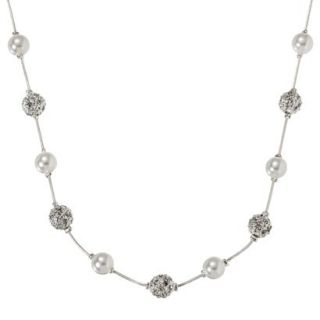 Lonna & Lilly Pearl Necklace   Silver