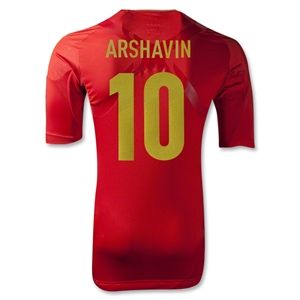 adidas Russia 2012 ARSHAVIN Authentic Home Soccer Jersey