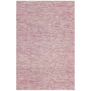 Nuloom Flatweave Wool Contempoary Tweeded Pink Rug (5 X 8)