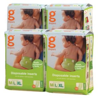 gDiapers Disposable Inserts   Size med/large (128 count)