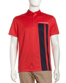 Field Sensor Golf Tech Shirt, Red