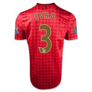 Nike Manchester United 12/13 EVRA Champions Home Soccer Jersey