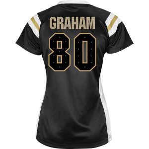 New Orleans Saints Jimmy Graham VF Licensed Sports Group NFL Womens Draft Him III Top