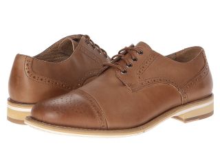 Lumiani International Collection Retta Mens Lace Up Cap Toe Shoes (Tan)
