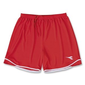 Diadora Terra Verde Womens Soccer Shorts (Red)