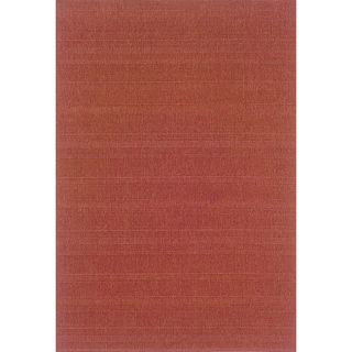 Laguna Red Polypropylene Rug (53 X 76) (RedPattern SolidStyle CasualMeasures 0.375 inch thickTip We recommend the use of a non skid pad to keep the rug in place on smooth surfaces.All rug sizes are approximate. Due to the difference of monitor colors, 