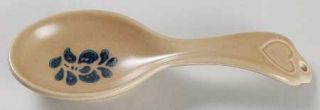 Pfaltzgraff Folk Art Spoon Rest/Holder (Holds 1 Spoon), Fine China Dinnerware  