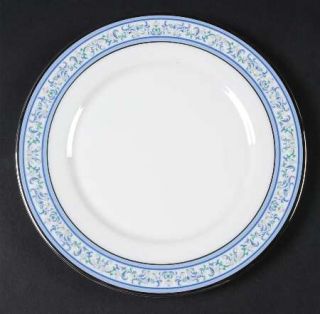 Oxford (Div of Lenox) Summerfield Salad Plate, Fine China Dinnerware   Blue Band
