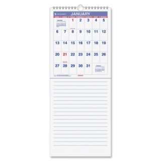 At a Glance Mini Monthly Wall Calendar With Erasable Backer
