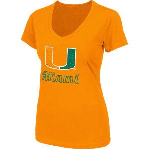 Miami Hurricanes Colosseum NCAA Womens Vegas Vneck T Shirt