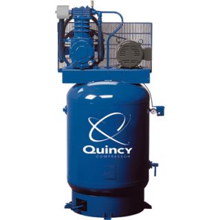 Quincy Reciprocating Air Compressor   10 HP, 460 Volt 3 Phase, Model#
