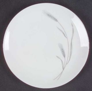 Johann Haviland Silver Wheat Bread & Butter Plate, Fine China Dinnerware   Gray