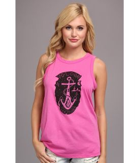Volcom Seastoned Muscle Madness Tank Womens Sleeveless (Pink)