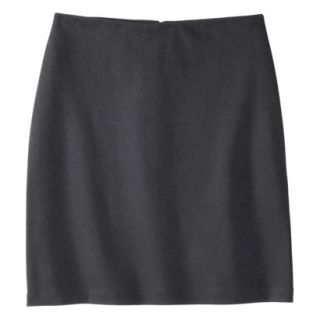 Mossimo Petites Ponte Pencil Skirt   Gray XLP