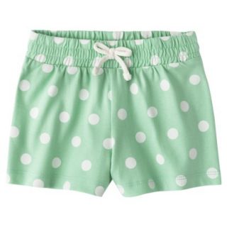 Circo Infant Toddler Girls Polka Dot Lounge Short   Mint Green 2T