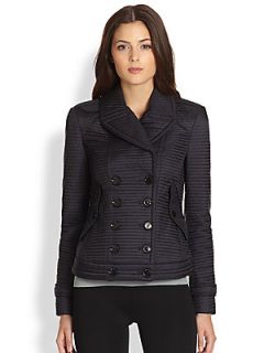 Burberry London Double Breasted Jacket   Navy