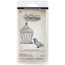 Sizzix Movers And Shapers Magnetic Bird And Cage Die