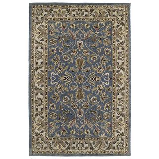 Royal Taj Blue Hand tufted Wool Rug (36 X 53)