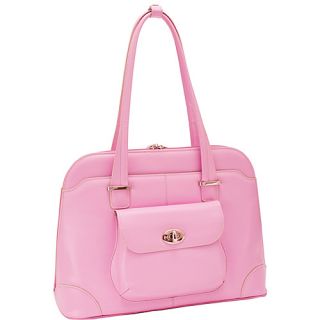 Avon   Ladies Leather Laptop Briefcase Pink   McKlein USA Ladies Bu
