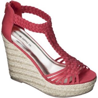 Womens Mossimo Supply Co. Novalee Wedge Sandal   Coral 5.5
