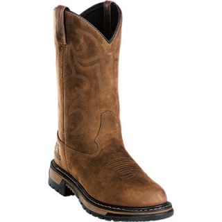 Rocky 11in. Branson Roper Waterproof Western Boot   Brown, Size 7 Wide, Model#