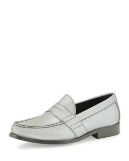 Air Monroe Reflective Penny Loafer, Silver