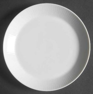 Crate & Barrel China Horizon Salad/Dessert Plate, Fine China Dinnerware   White,