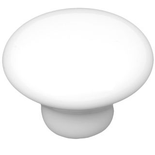 Gliderite Round White Ceramic Cabinet Or Dresser Knobs (pack Of 25)
