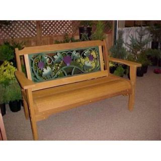 Wood Country Wine Country Red Cedar Bench   1GB WC CEDAR STAIN