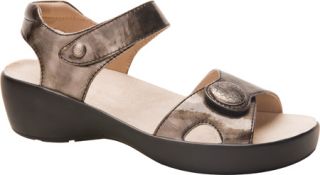 Womens Drew Andi   Silver Marble Patent Orthotic Shoes